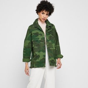 Topshop Camo Jacket
